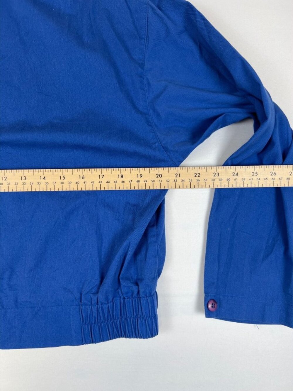 Vintage Suburbans Country Women 8 Full Zip Jacket Blue Yellow Made in USA Retro - Picture 6 of 8